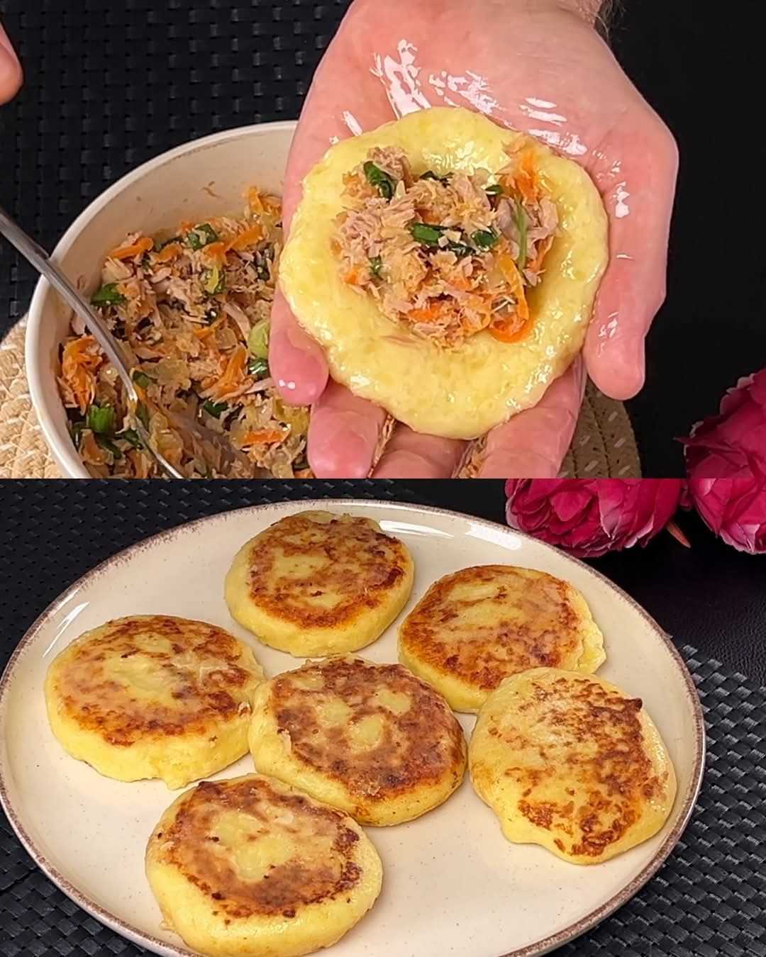 Tuna and Potato Fritters with Greek Yogurt Sauce