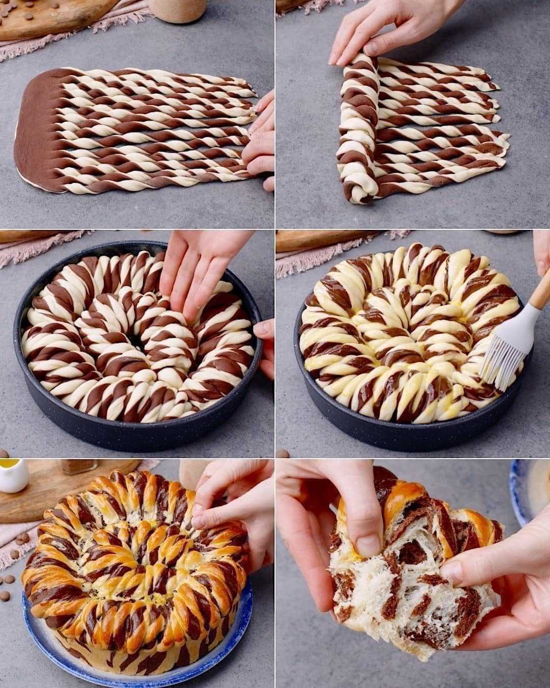 Braided brioche recipe