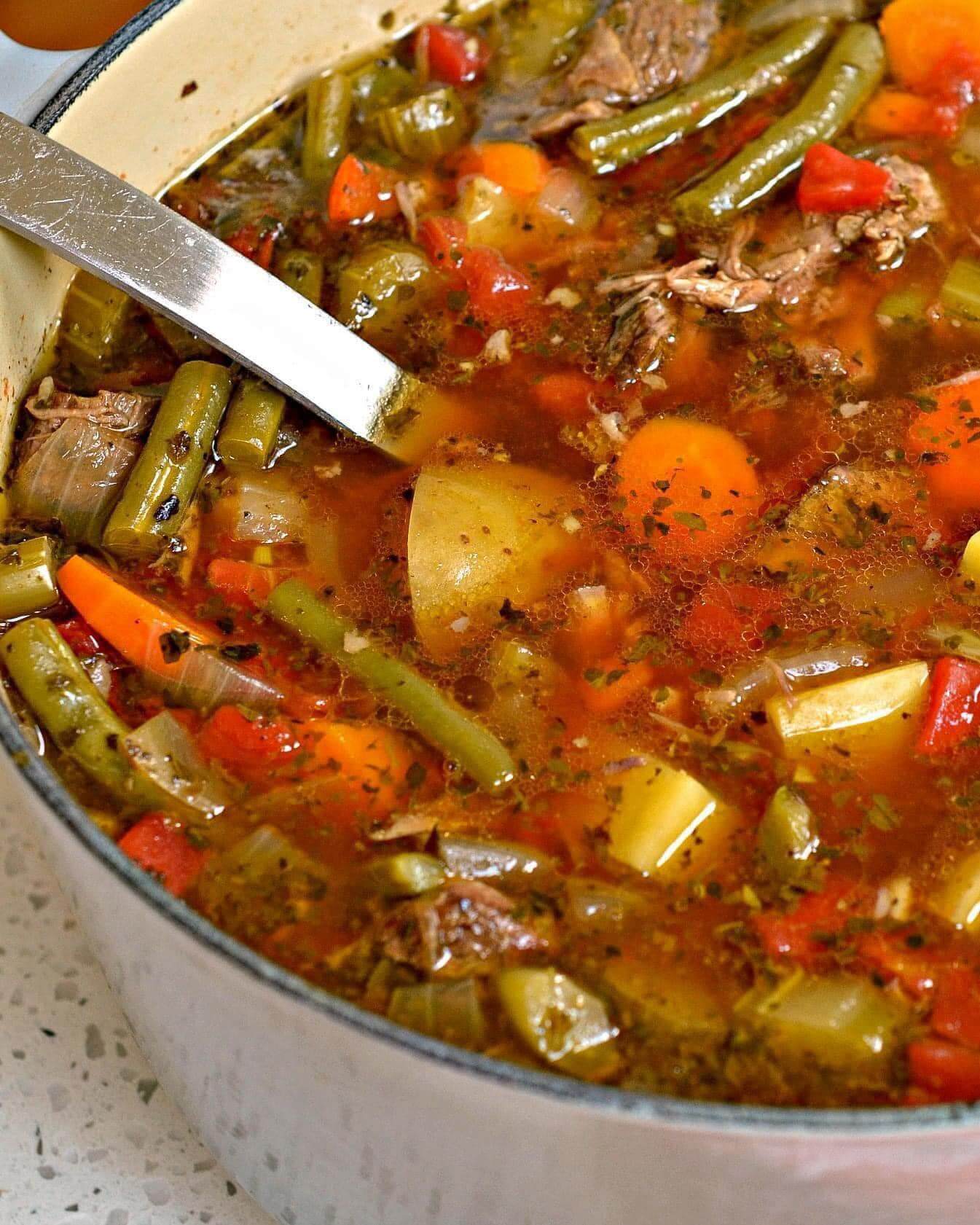 Ground Beef Vegetable Soup