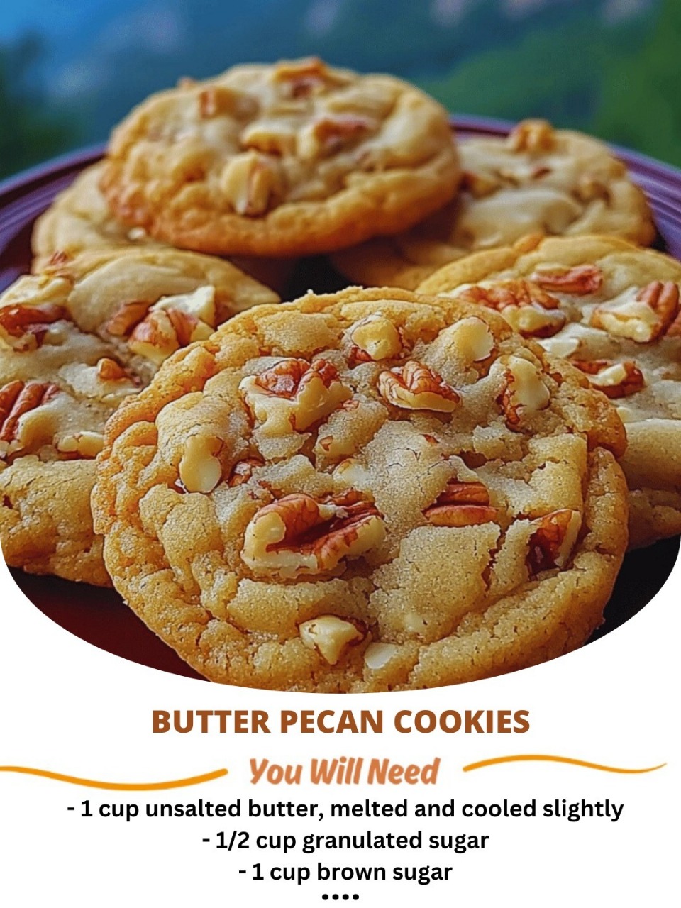 Butter Pecan Cookies