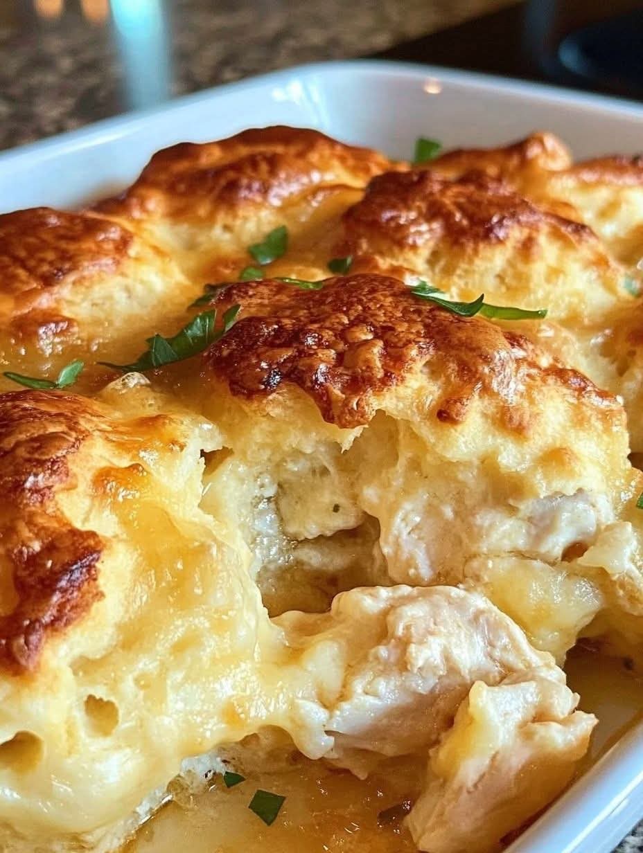 Chicken Bubble Biscuit Bake Casserole
