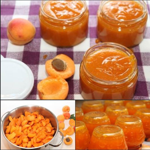 Apricot jam step by step