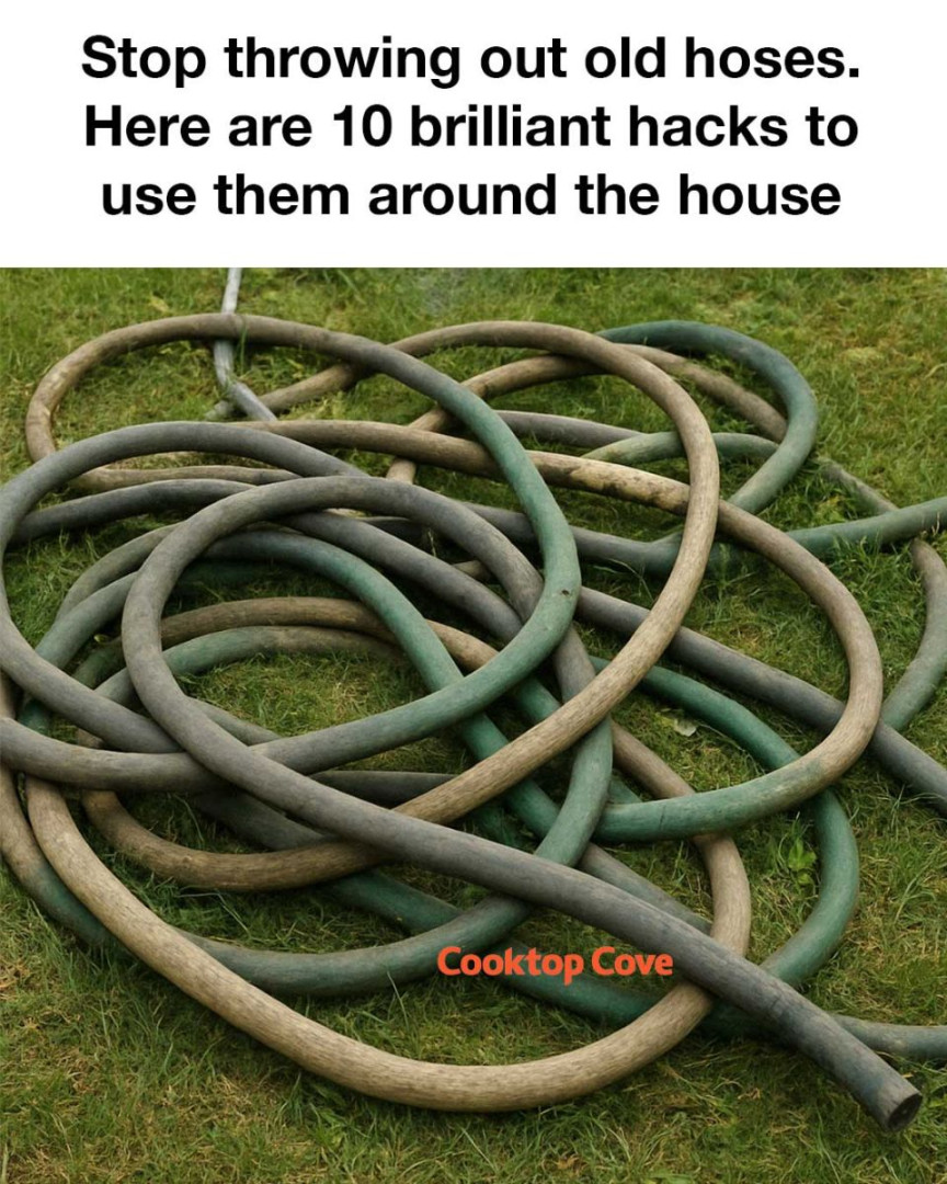 Stop throwing out old hoses. Here are 10 brilliant hacks to use them around the house