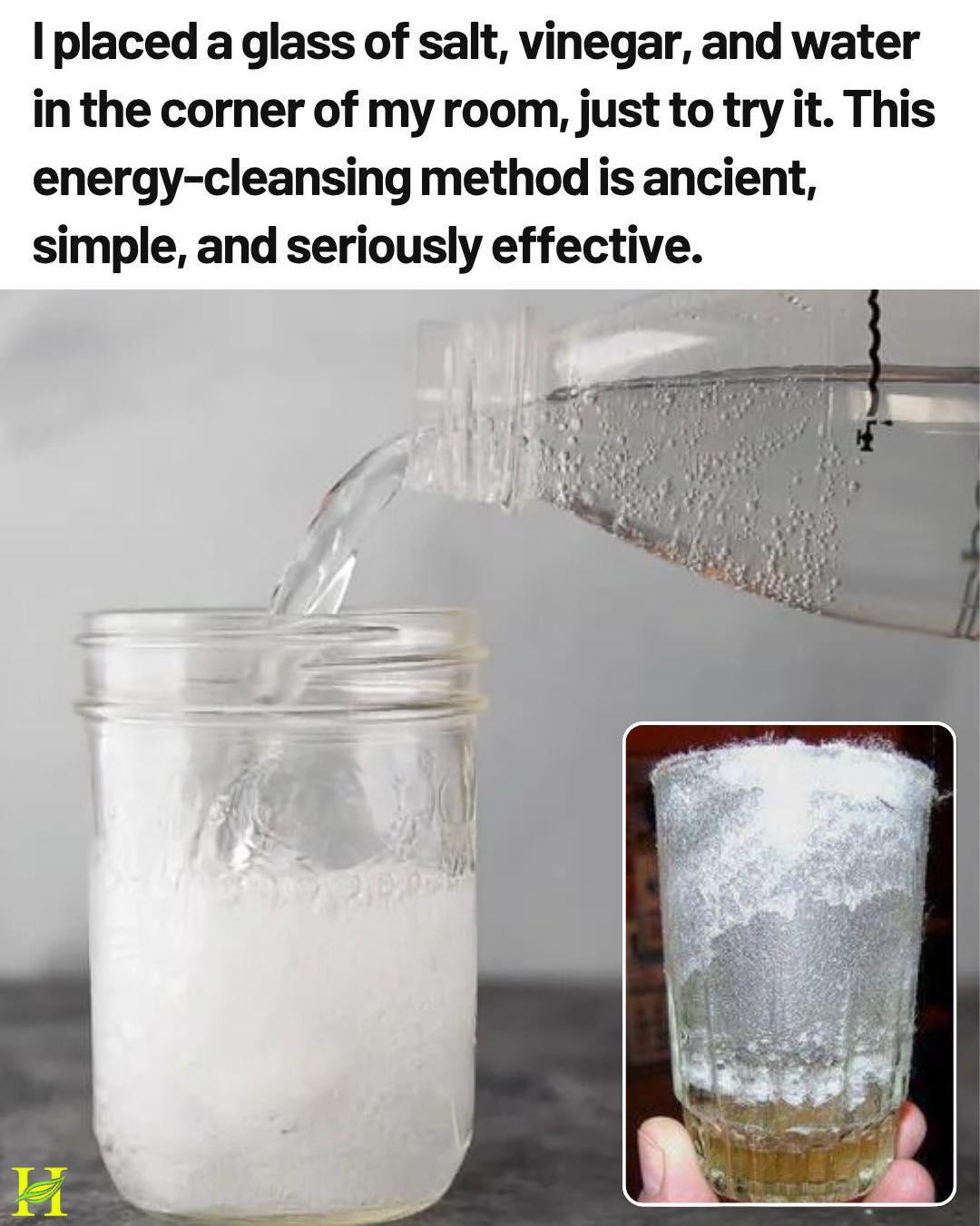 Put A Glass of Water With Salt and Vinegar in Any Part of Your House – After 24 Hours, You’ll Be Pleasantly Surprised!
