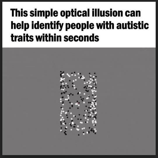 This optical illusion may help identify autistic traits in seconds