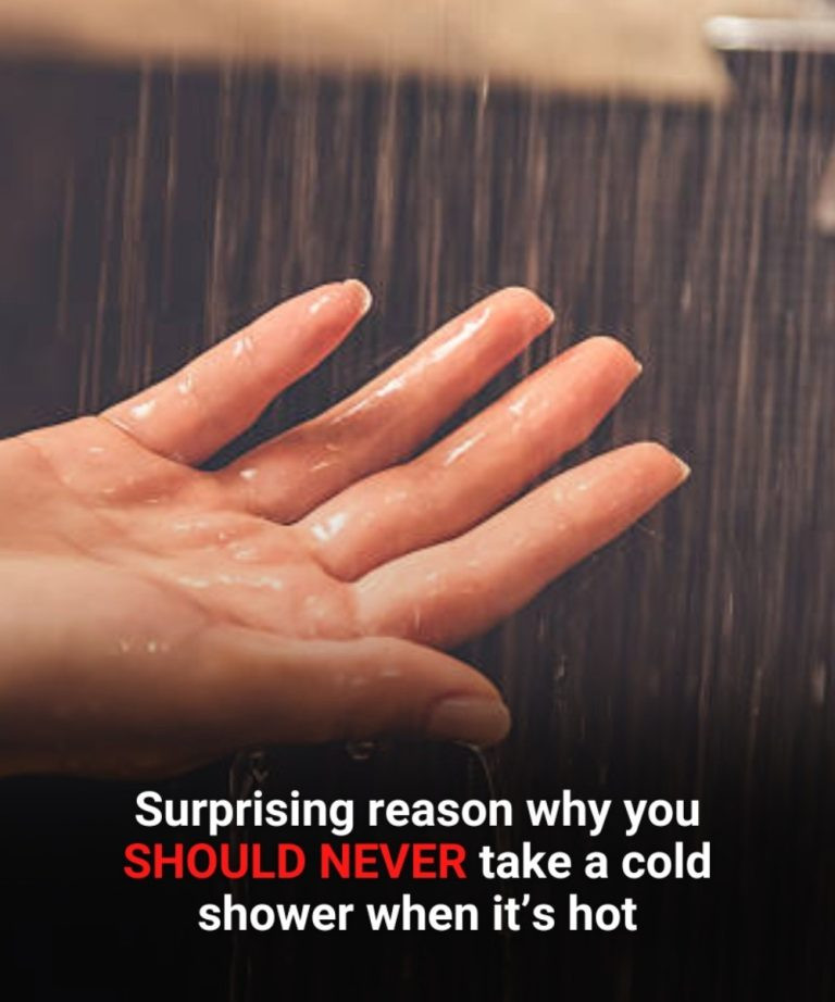 Surprising reason why you should never take a cold shower when it’s hot