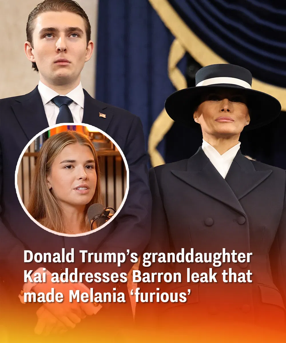 Donald Trump’s granddaughter Kai addresses Barron leak that made Melania ‘furious’