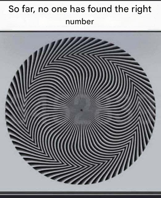 This optical illusion reveals a hidden number – and everyone sees it differently.