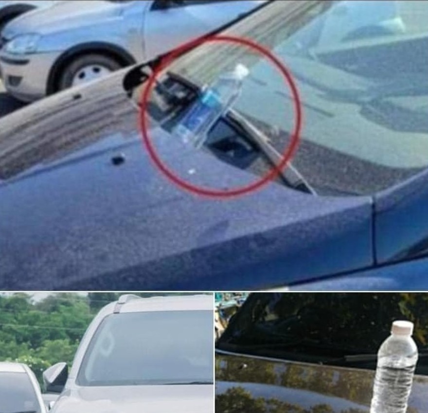 Title: If You See a Plastic Water Bottle on Your Car Hood, Here’s the Creepy Thing It Might Mean