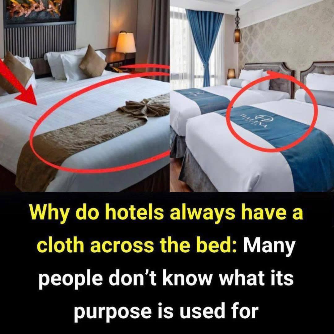HomeWhy Do Hotels Always Place a Cloth Across the Bed? Why Do Hotels Always Place a Cloth Across the Bed?
