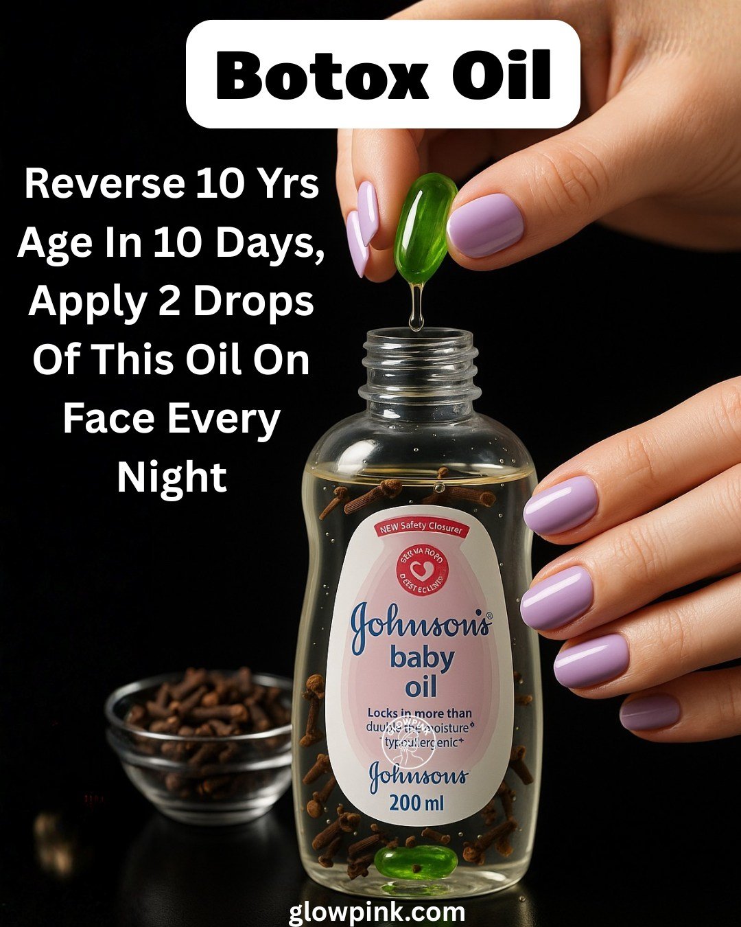 Clove Baby Oil Formula: Collagen Oil To Remove Wrinkles & Age Spots