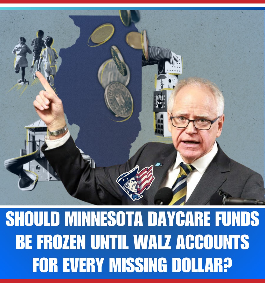 YES! 𝐓𝐨𝐝𝐚𝐲’𝐬 𝐏𝐨𝐥𝐥: Should Minnesota daycare funds be frozen until Walz accounts for every missing dollar? 𝐕𝐨𝐭𝐞 𝐇𝐞𝐫𝐞 –>