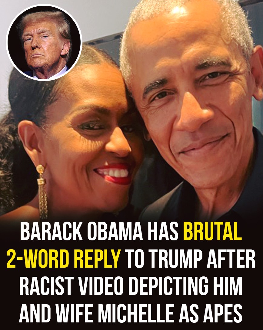 Obama finally responds after Trump’s racist video… See what he said in the comments 👀👇🏻