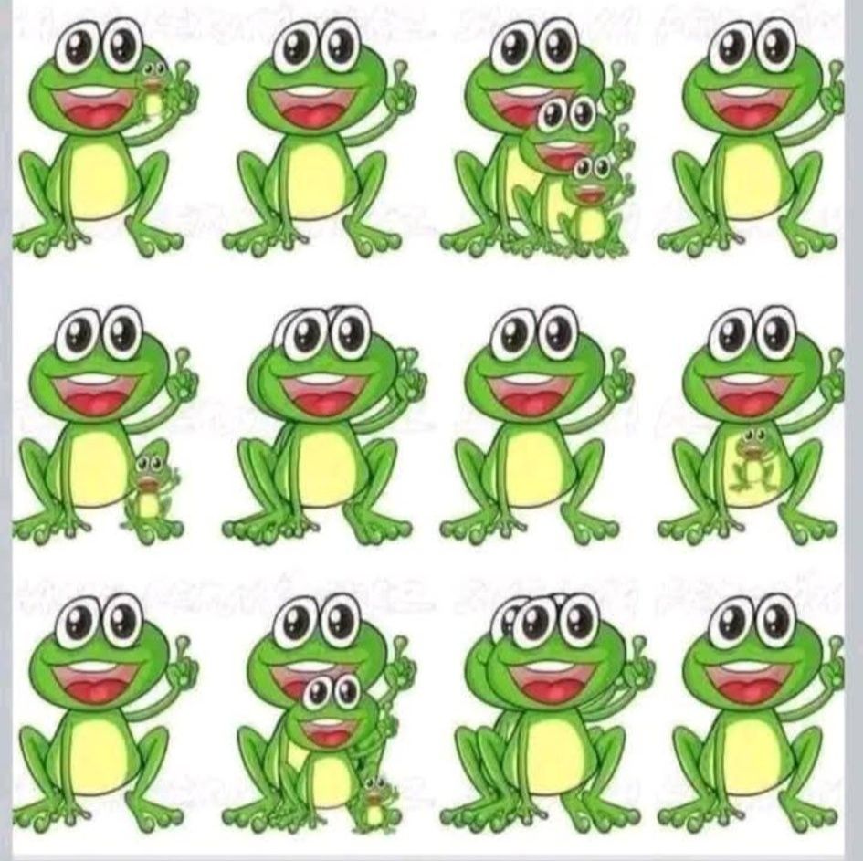 🐸 Not Twelve… Then How Many Frogs Do You See?