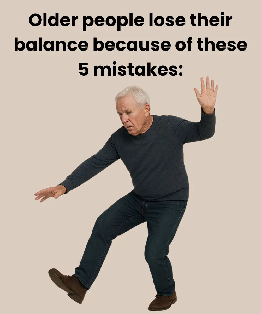5 common mistakes that cause older people to lose their balance