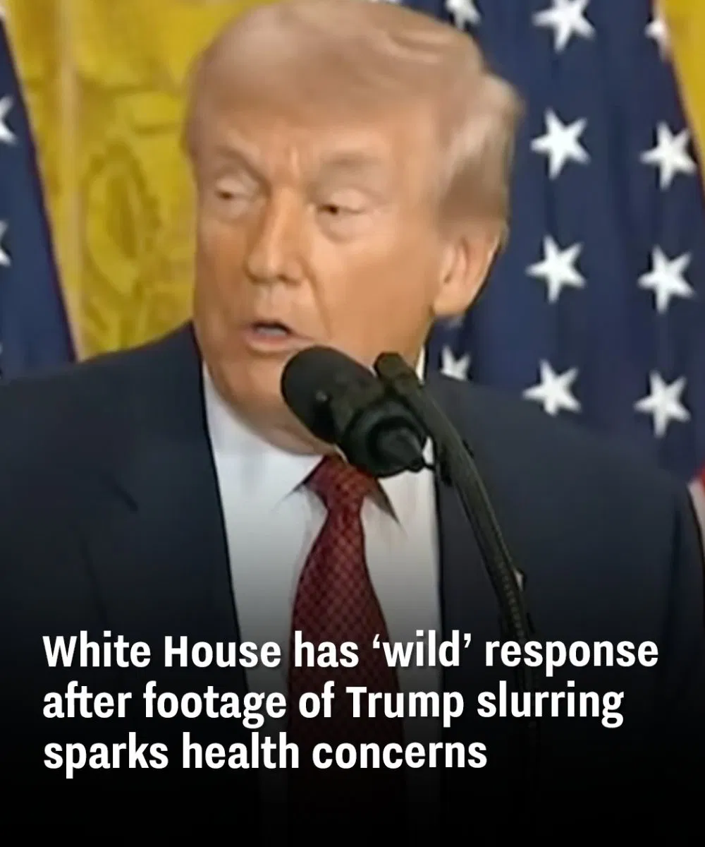 White House has ‘wild’ response after footage of Trump slurring sparks health concerns
