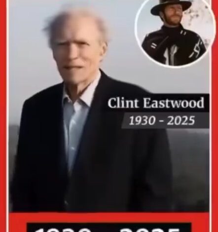 30 minutes ago in California, Clint Eastwood has been confirmed as!