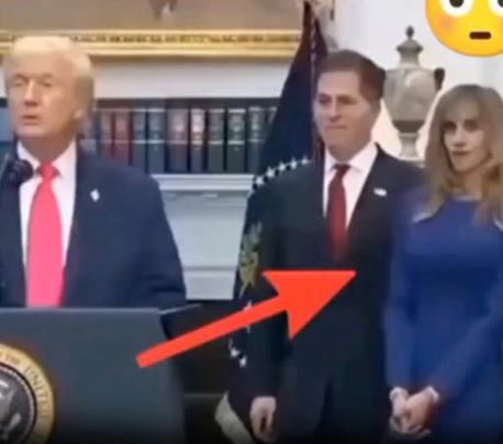 Billionaire’s ‘creepy’ moment with Trump goes viral