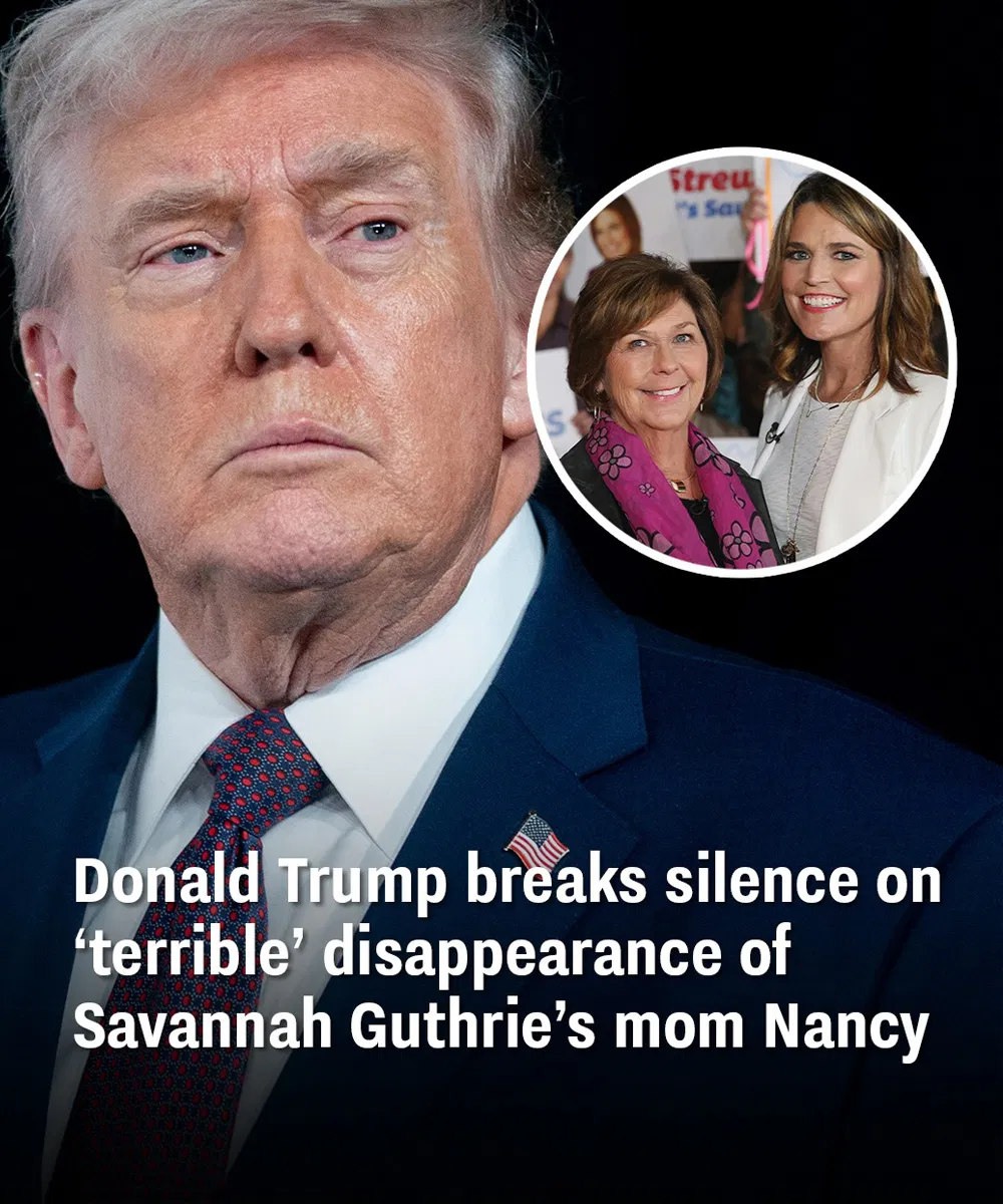 Donald Trump breaks silence on ‘terrible’ disappearance of Savannah Guthrie’s mom Nancy