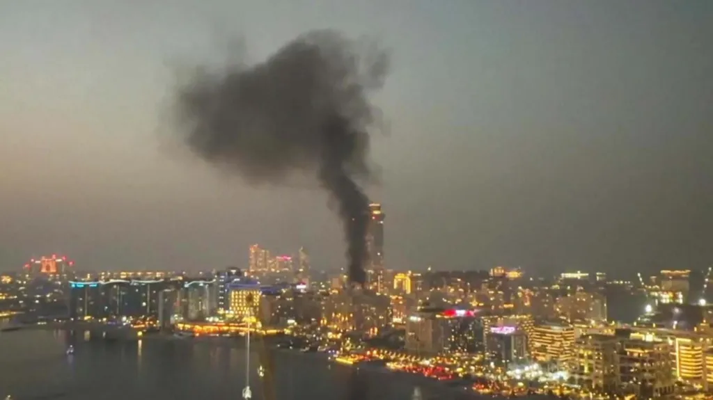 missiles struck non-military sites in Dubai